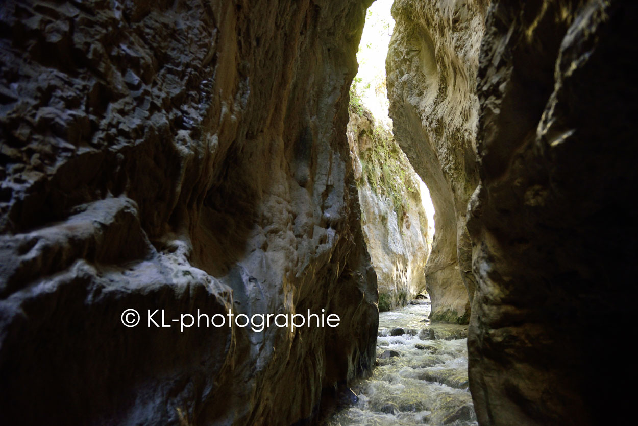 schlucht des rio chillar, bei nerja