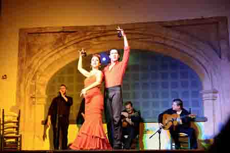 flamenco-tänzer, tablao "el cardenal", cordoba