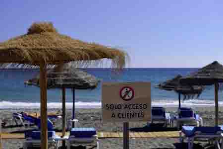 strand in torrox costa