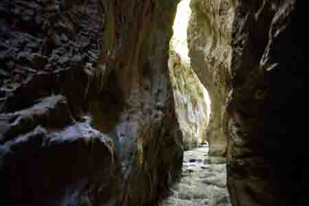 schlucht des rio chillar, bei nerja