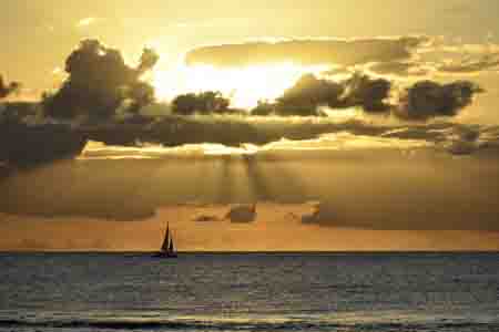 bucht von tamarin, mauritius