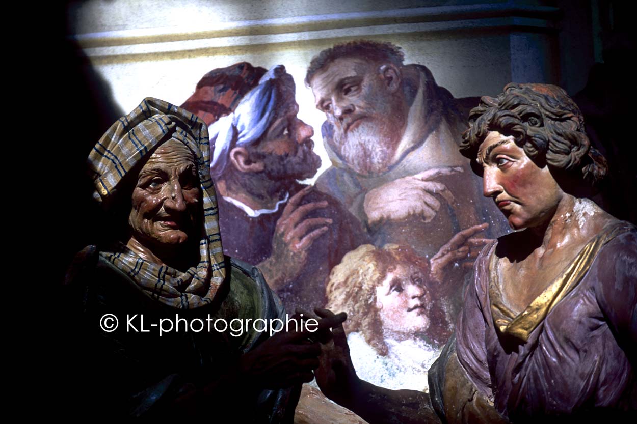 fresken und skulpturen, sacro monte d'orta, orta san giulio 