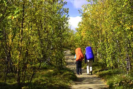 trekking nikkaluokta - kebnekaise fjällstation, lappland