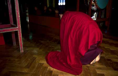 puja (gebetszeremonie), hogmin ngayab zangdok palri gompa, kalimpong